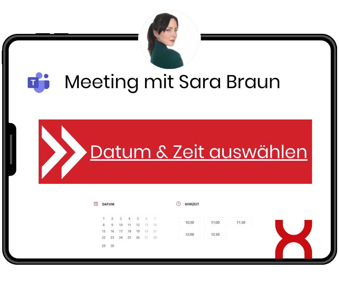 Teams Meeting mit Sara Braun | Axalon GmbH vereinbaren