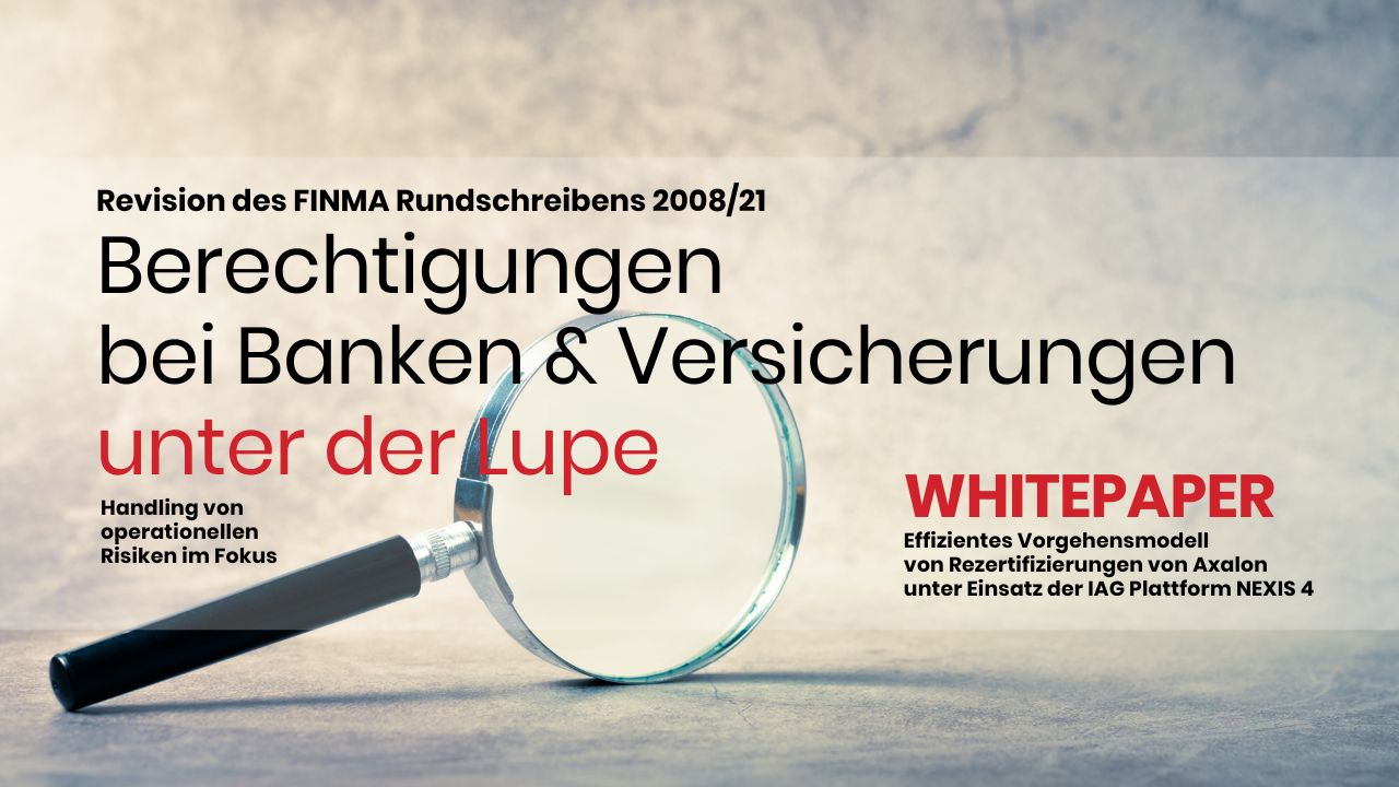 Whitepaper Vorgehensmodell Rezertifizierungen bei Banken und Versicherungen